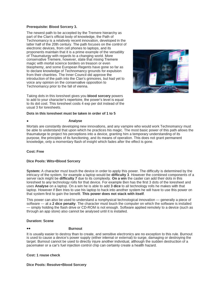 Path of Technomancy Overview | PDF | Encryption | Laptop