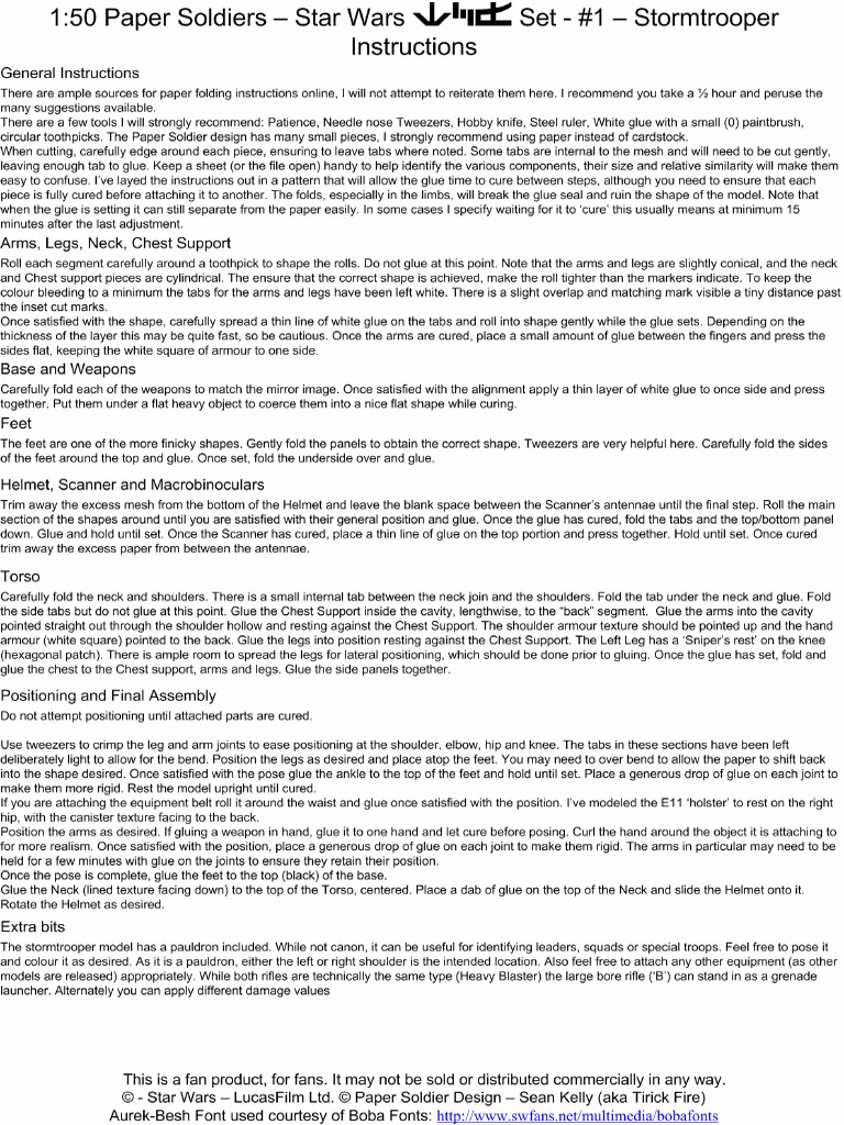 Stormtrooper (Instructions) | PDF
