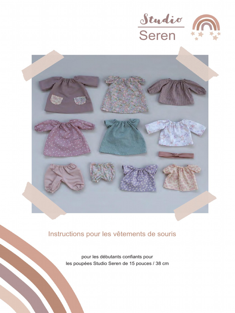 Kit Couture Poupées DIY Ccuzs – 6 Peluches à Fabriquer, Activité Créative Débutant, Tissu Non-tissé épais, Trous Prépercés – Dès 8 Ans