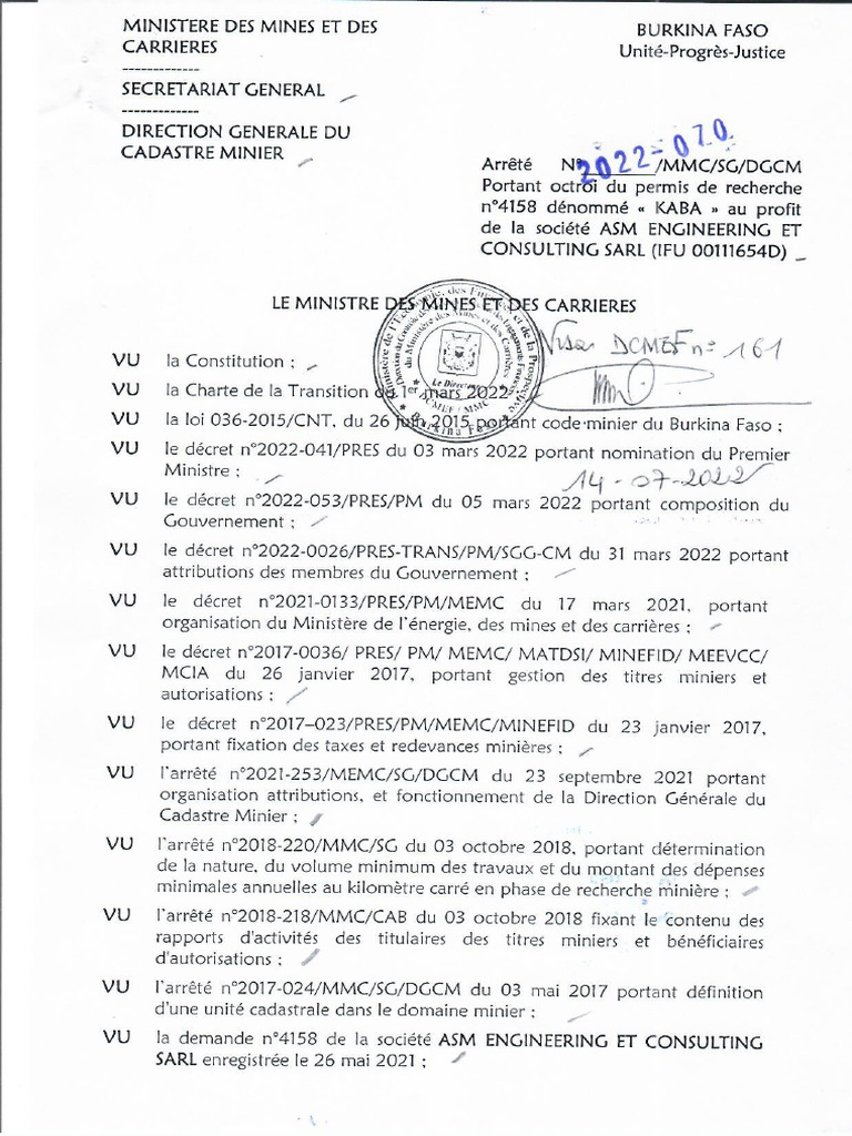 Arrete Kaba | PDF