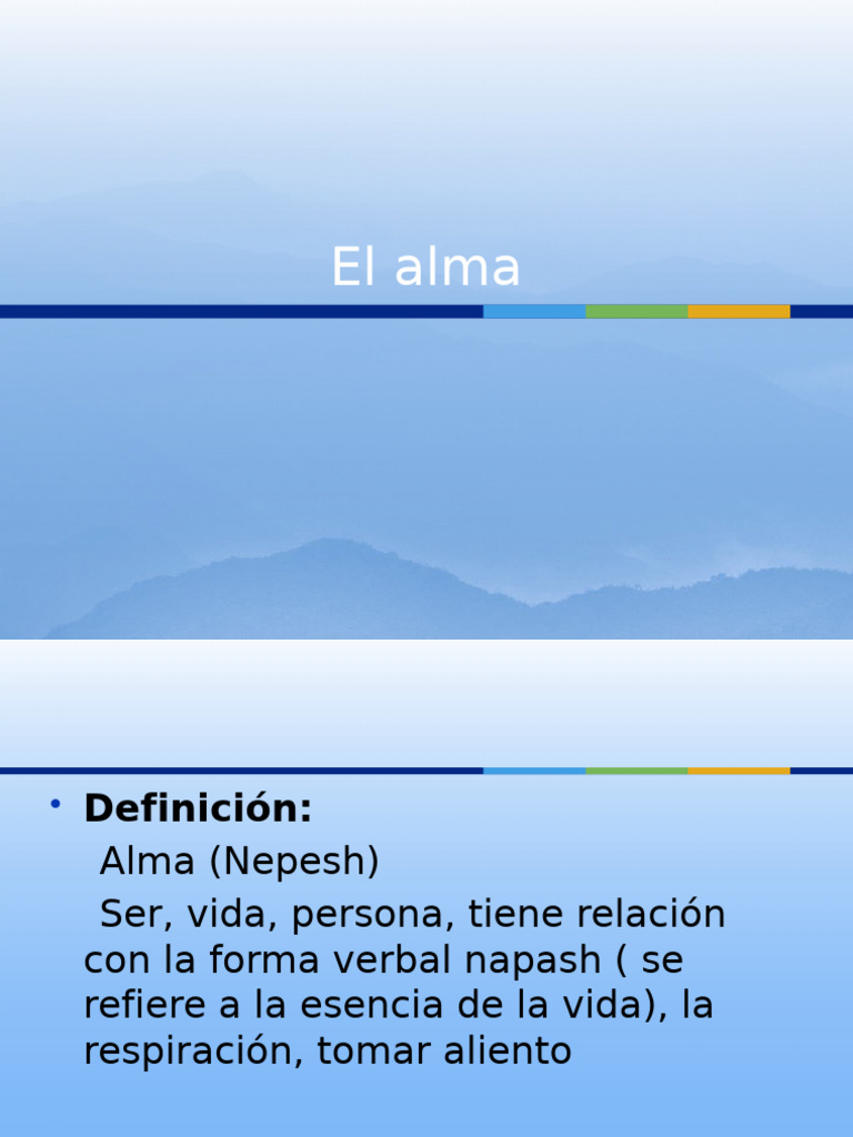 Concepto y naturaleza del alma en la Biblia | PDF | La resurrección de ...