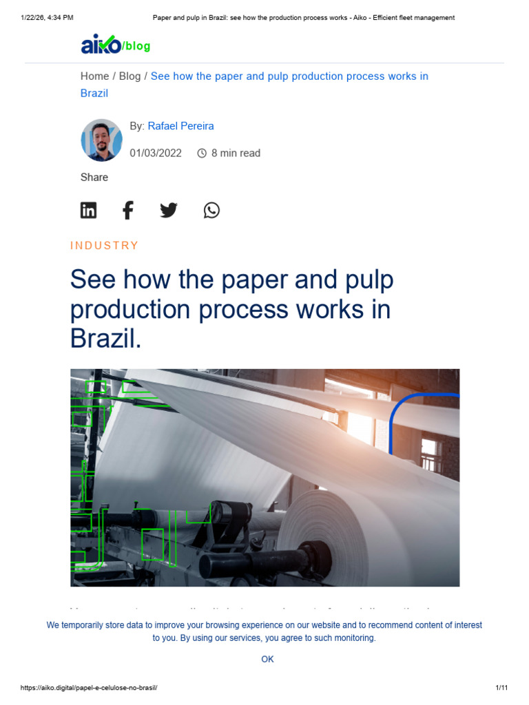 Paper and Pulp in Brazil_ See How the Production Process Works - Aiko ...