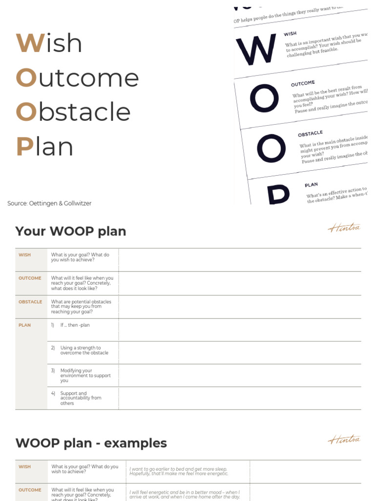 Woop | PDF