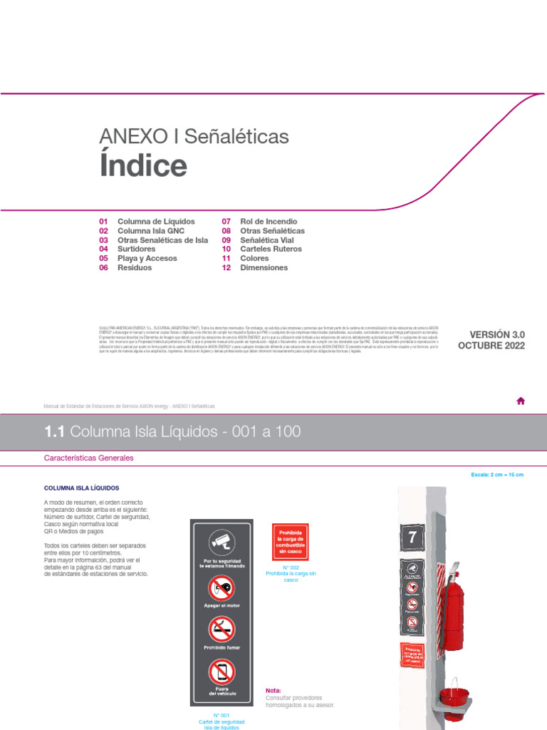 Manual de Señaléticas AXION Energy | PDF | Modelo de color Rgb | Color