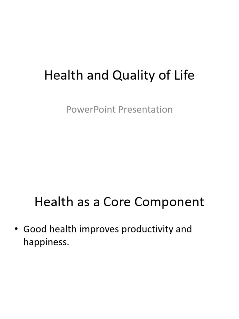Quality of Life 2 | PDF