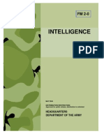 ARMY Intelligence FM 2-0 2004 211 Pages