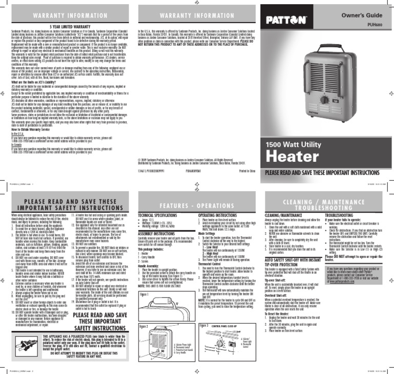 5-Year Warranty Information for JCS Products | PDF | Damages | Thermostat