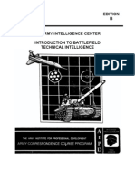 ARMY Intro to Battlefield Tech Intelligence 1998 57 Pages