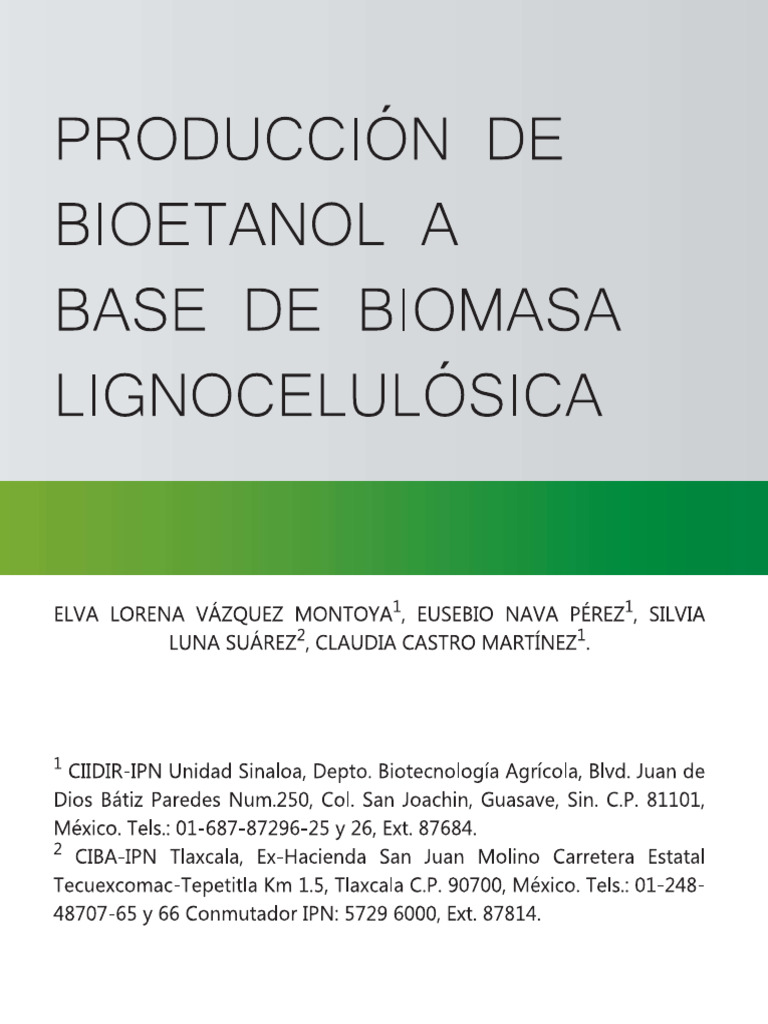 Bioetanol A Partir de Material Lignocelulosico | PDF