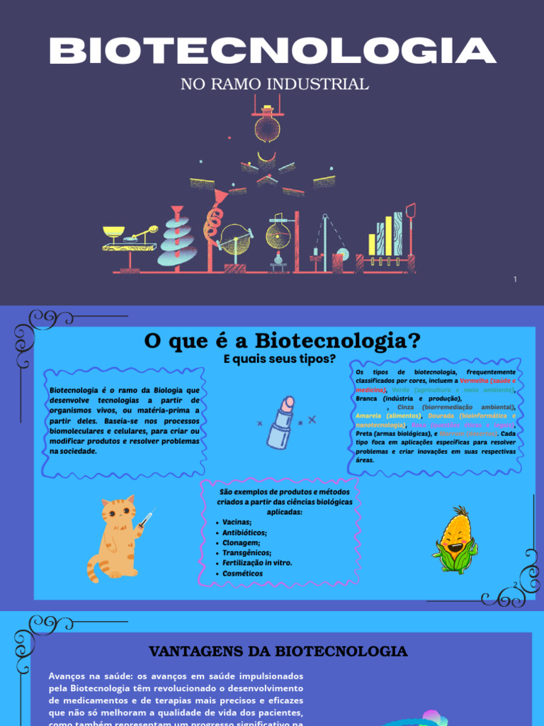Vantagens e Desvantagens da Biotecnologia | PDF | Biotecnologia ...
