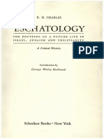 Eschatology, The Doctrine of A Future Life in Israel, Judaism, and Christianity - A Critical History 1963 Charles, R. H