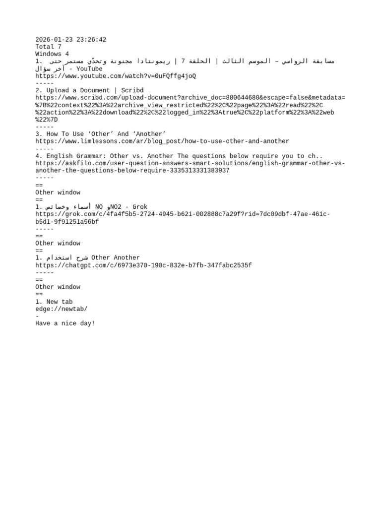 Title+urls 2026 01 23 | PDF