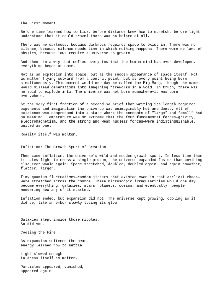 Dummy Doc oj yeah | PDF | Universe | Matter