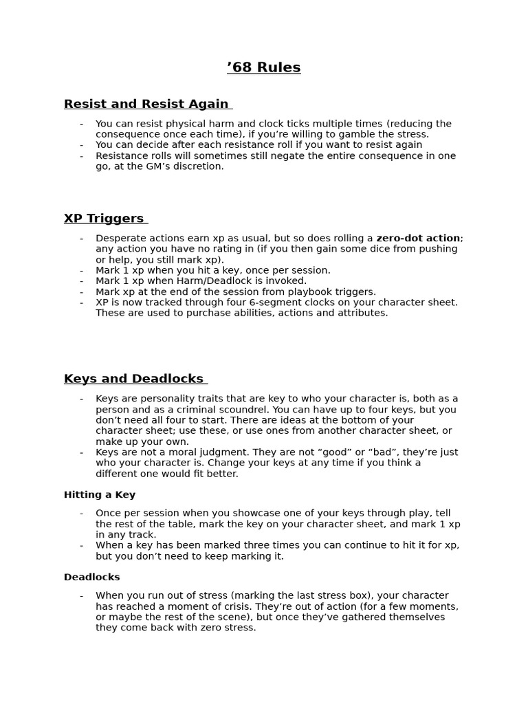 Scoundrel Game Mechanics Guide | PDF
