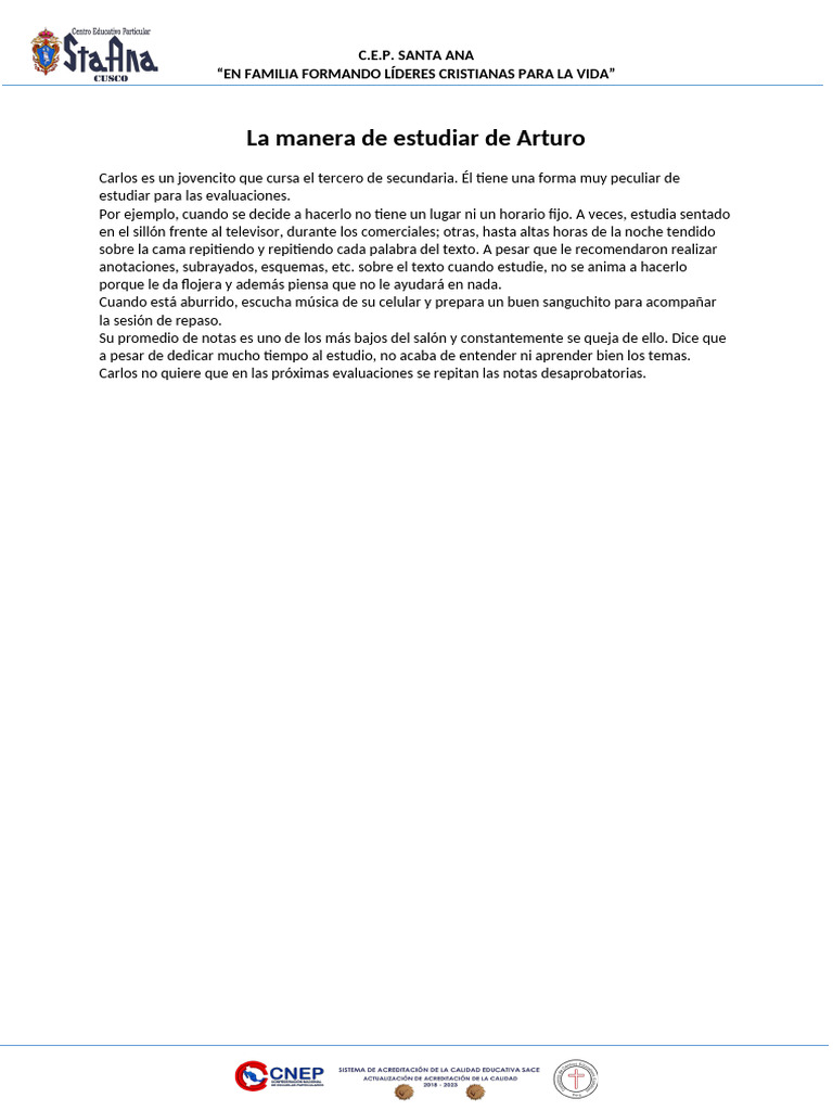 Estrategias de Estudio para Estudiantes | PDF
