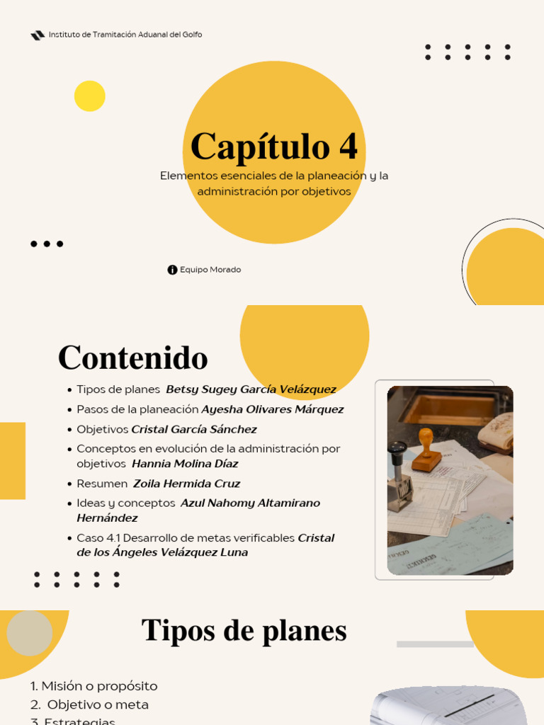 Exposición capítulo 4 elementos esenciales de la planeación y la ...