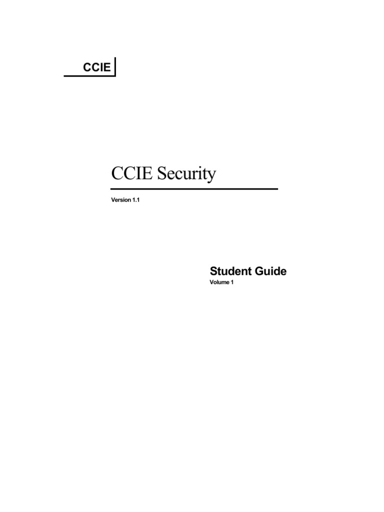 Knowledgenet Cisco Ccie Security Student Guide Version 1 1 | PDF ...