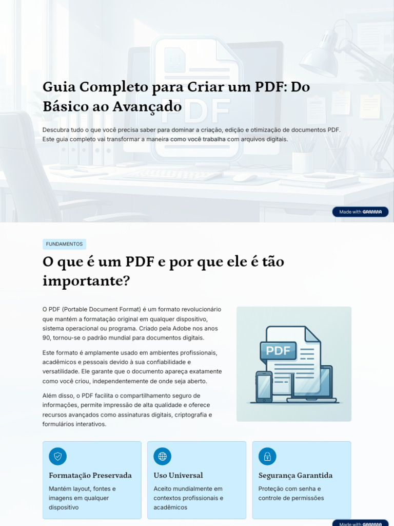 Guia Completo de Criação de PDFs | PDF | Rede mundial de computadores ...