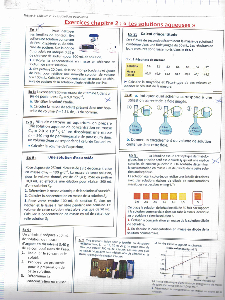 Solution Aqueuse | PDF