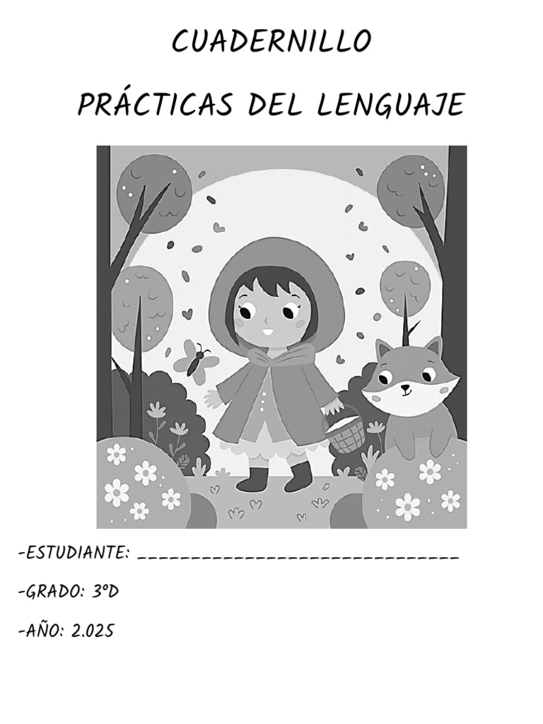 Actividades de Lenguaje: Caperucita Roja | PDF | Caperucita Roja