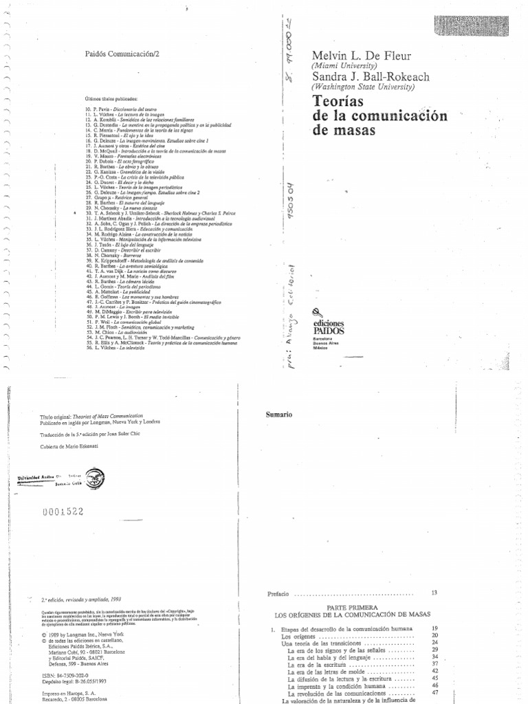 Melvin de Fleur | PDF