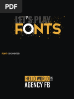Dandy's World Font Generator Guide | PDF | Typefaces | Printing