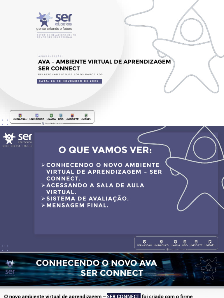Guia do AVA SER Connect para Alunos | PDF | Aprendizado | Lição