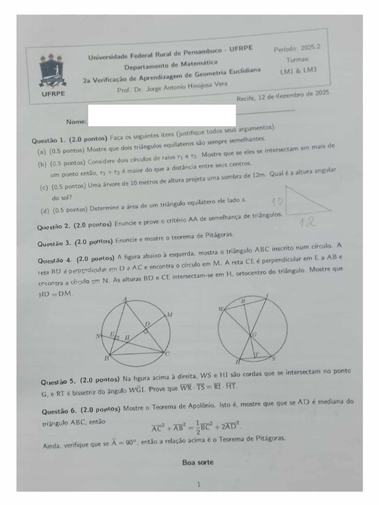 Prova 2 | PDF