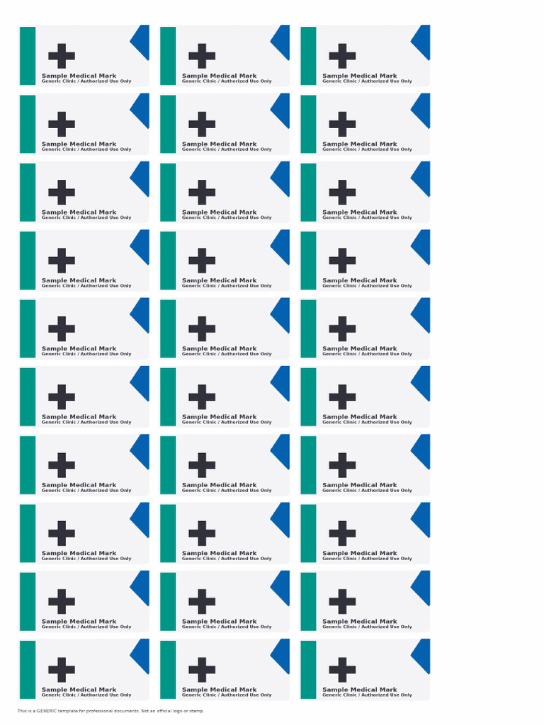 Medical Stamp A4 | PDF