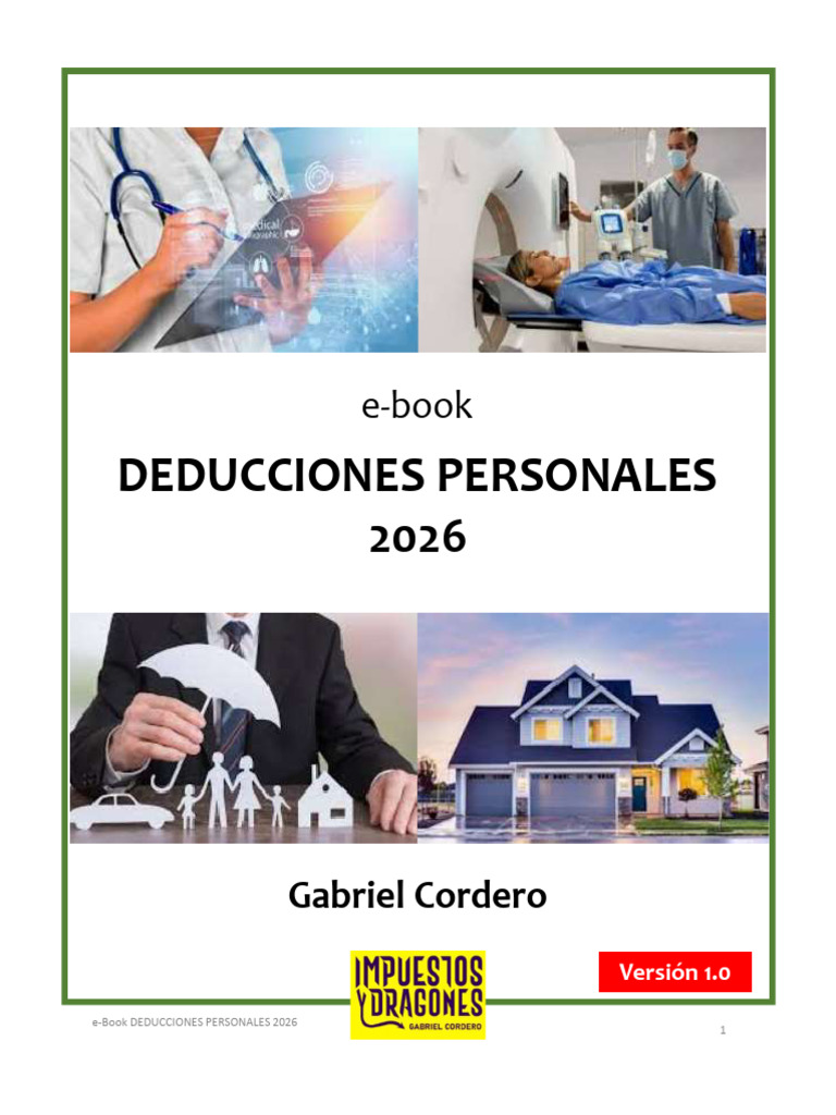 Deducciones Personales 2026: Guía Completa | PDF | Impuesto sobre la ...