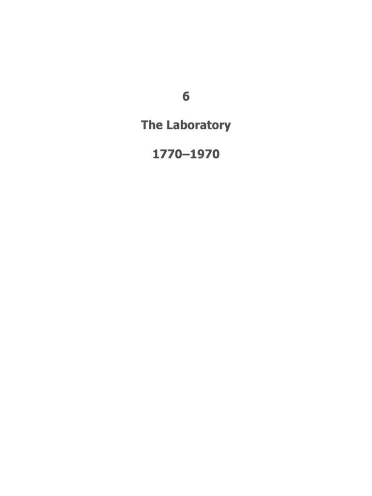 Reinventing+Knowledge+–+Chapter+6+ +the+Laboratory | PDF