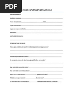 Historia Psicopedagogica