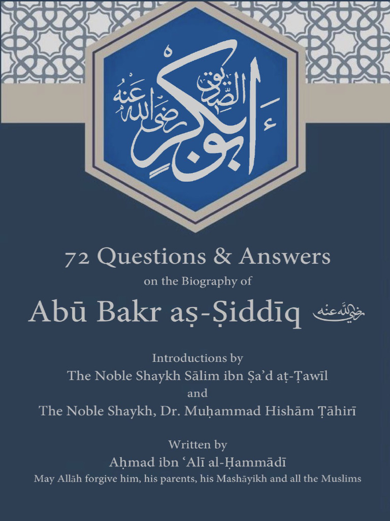 72-Q-A-on-the-Biography-of-Abu-Bakr-as-Siddiq-Ahmad-al-Hammadi | PDF ...