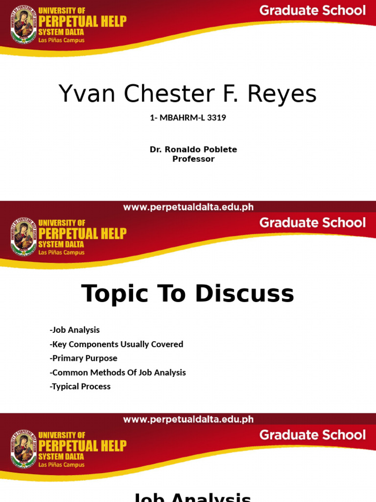 Job Analysis: Methods and Process Guide | PDF | Industrial Organization ...