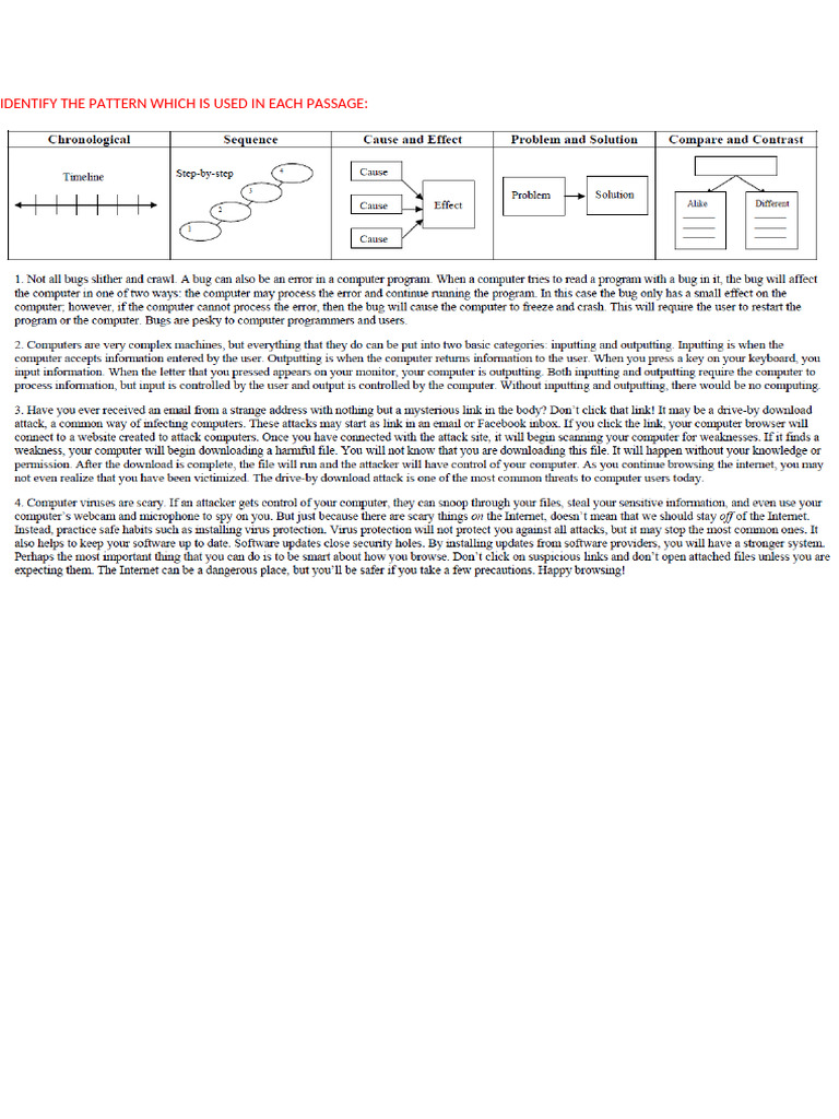 Identify The Pattern | PDF
