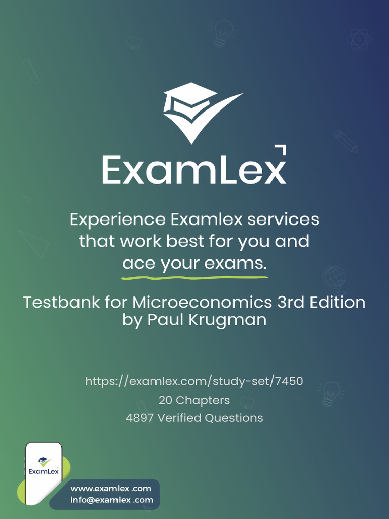 Microeconomics Testbank: 4897 Questions | PDF | Profit (Economics ...