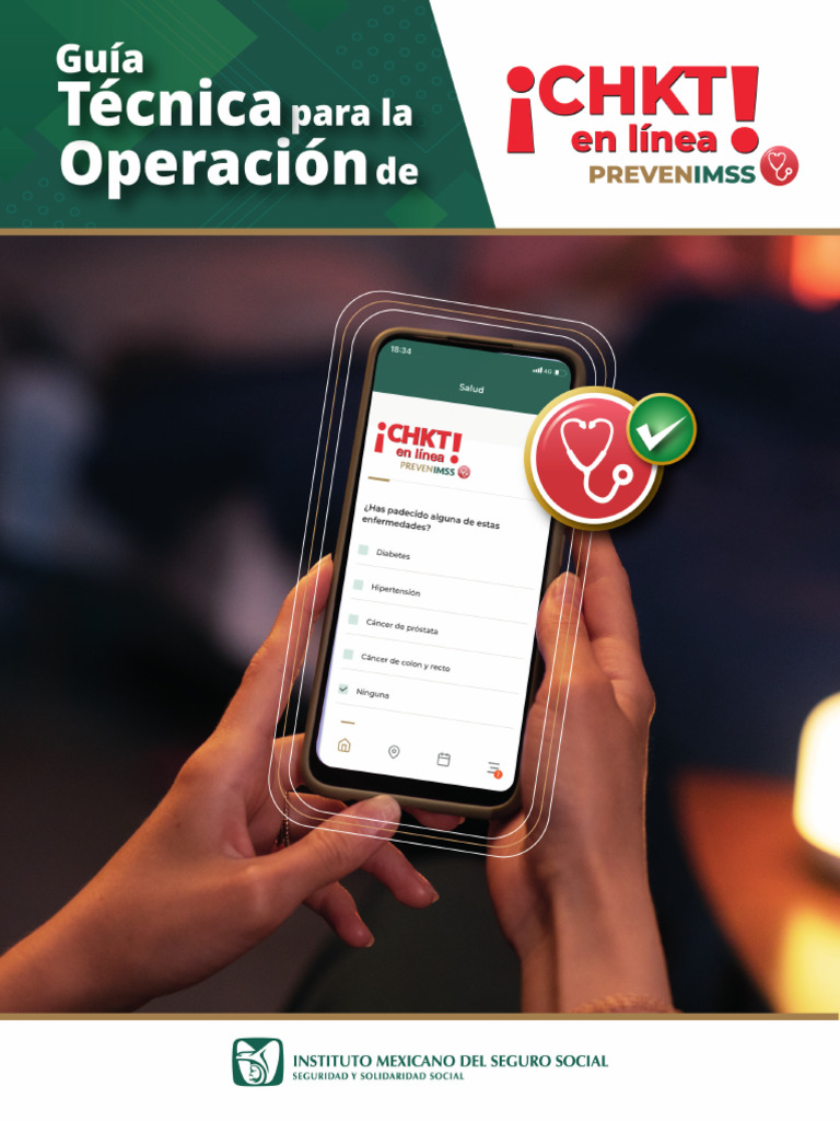 Guía Técnica CHKT en Línea IMSS | PDF | Aplicación movil | Android ...