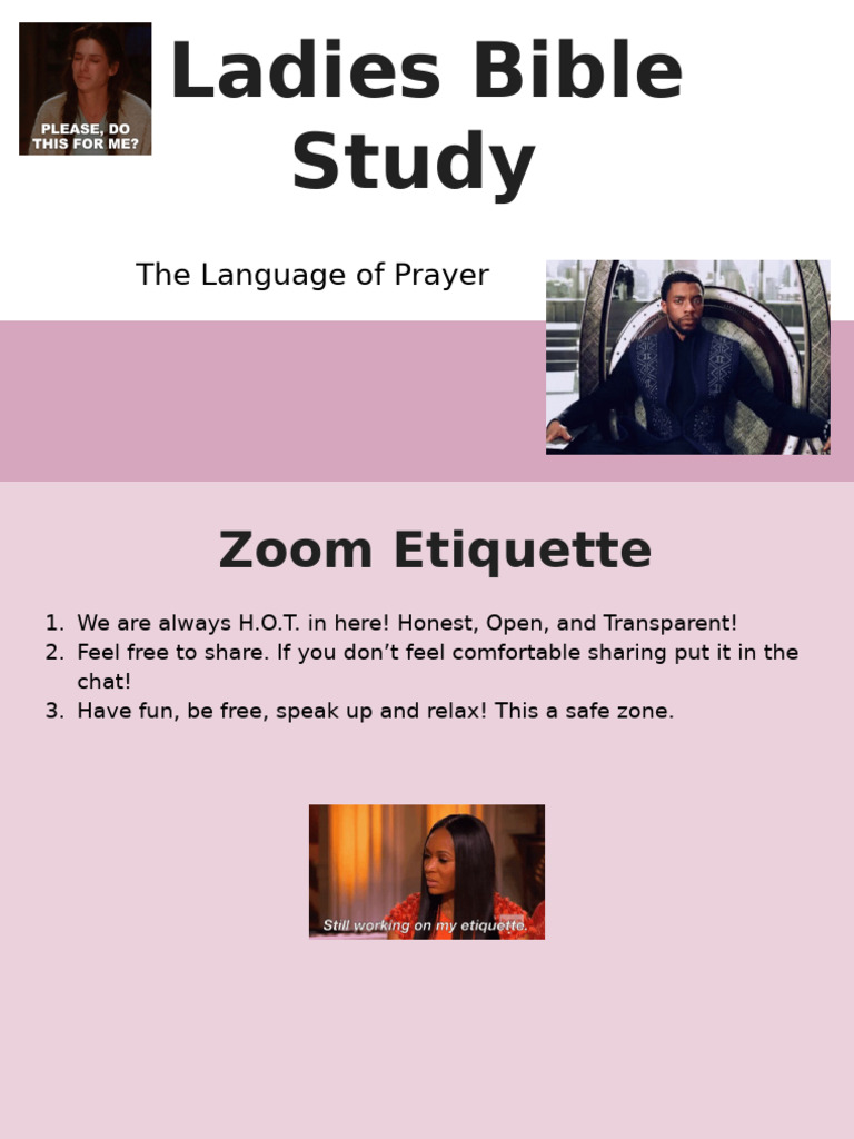 Language of Prayer: Bible Study Guide | PDF | Prayer | Jesus