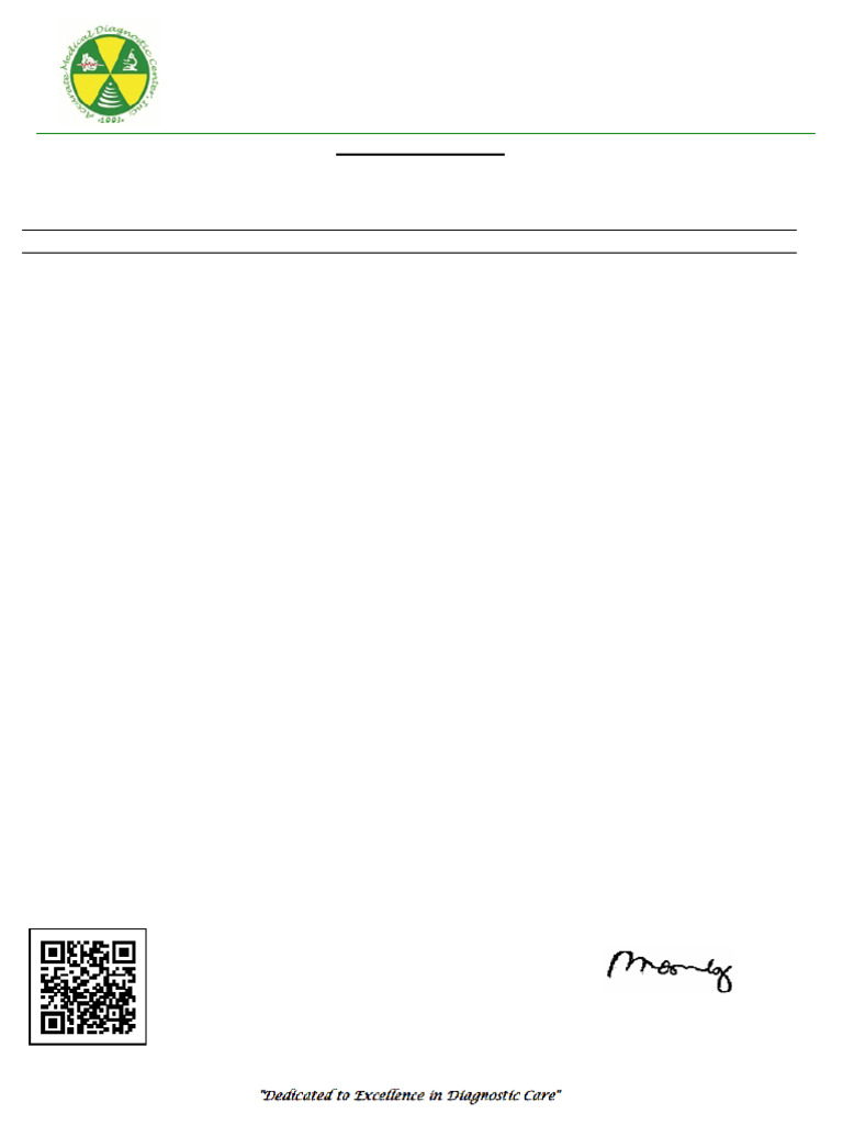 Accumed Diagnostic Center Urinalysis Report | PDF | Pathology | Medicine