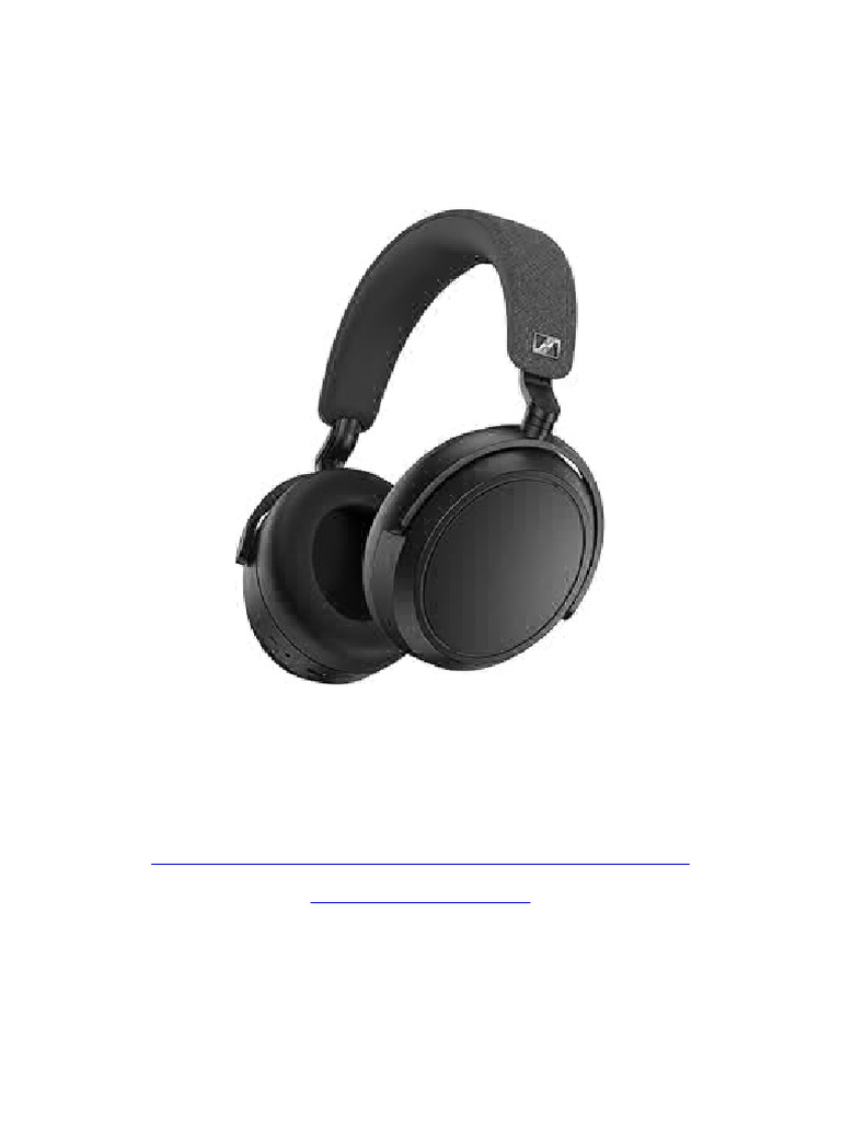 3721 Sennheiser Momentum 4 Wireless Headphones With Bluetooth - With ...