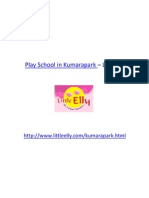 Preschool in Kumarapark - Little Elly