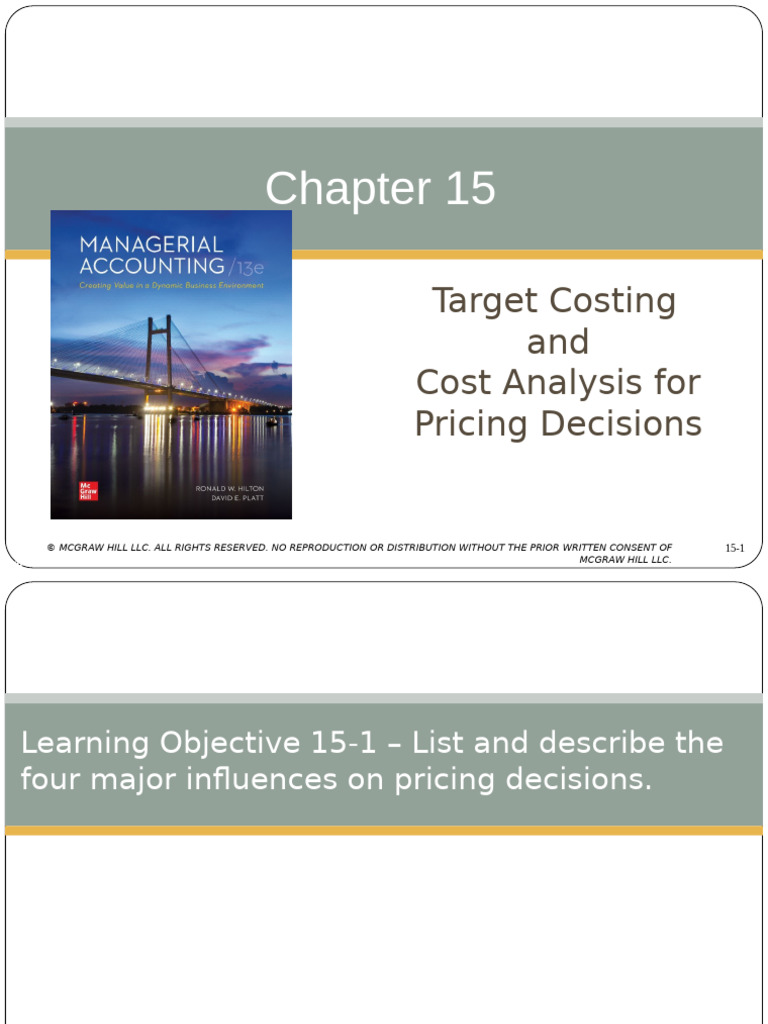 Target Costing and Pricing Strategies | PDF | Price Elasticity Of ...