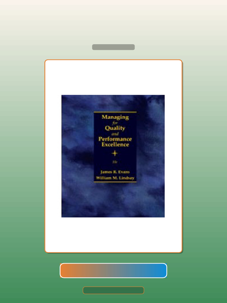 Managing for Quality and Performance Excellence 10th Edition E-book ...