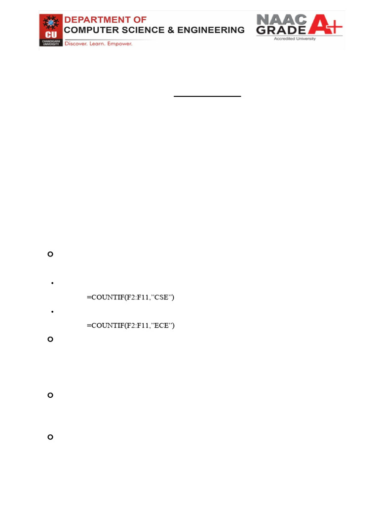 EXP 6 | PDF | Microsoft Excel | Data Management