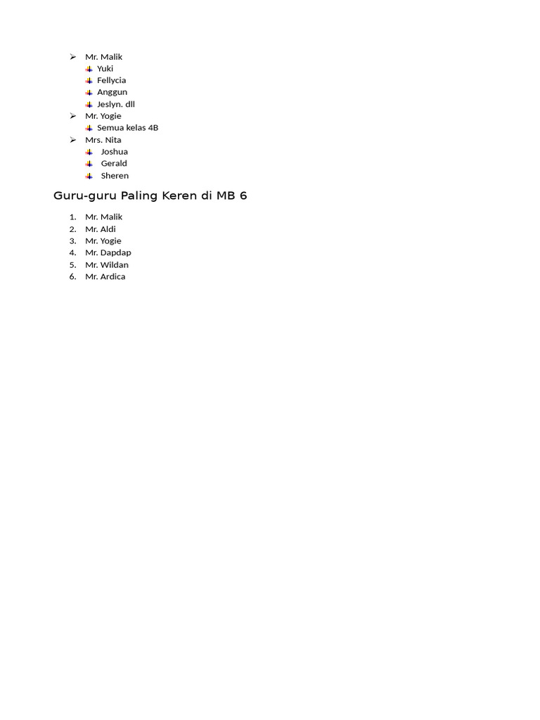 Bullet and Numbering | PDF