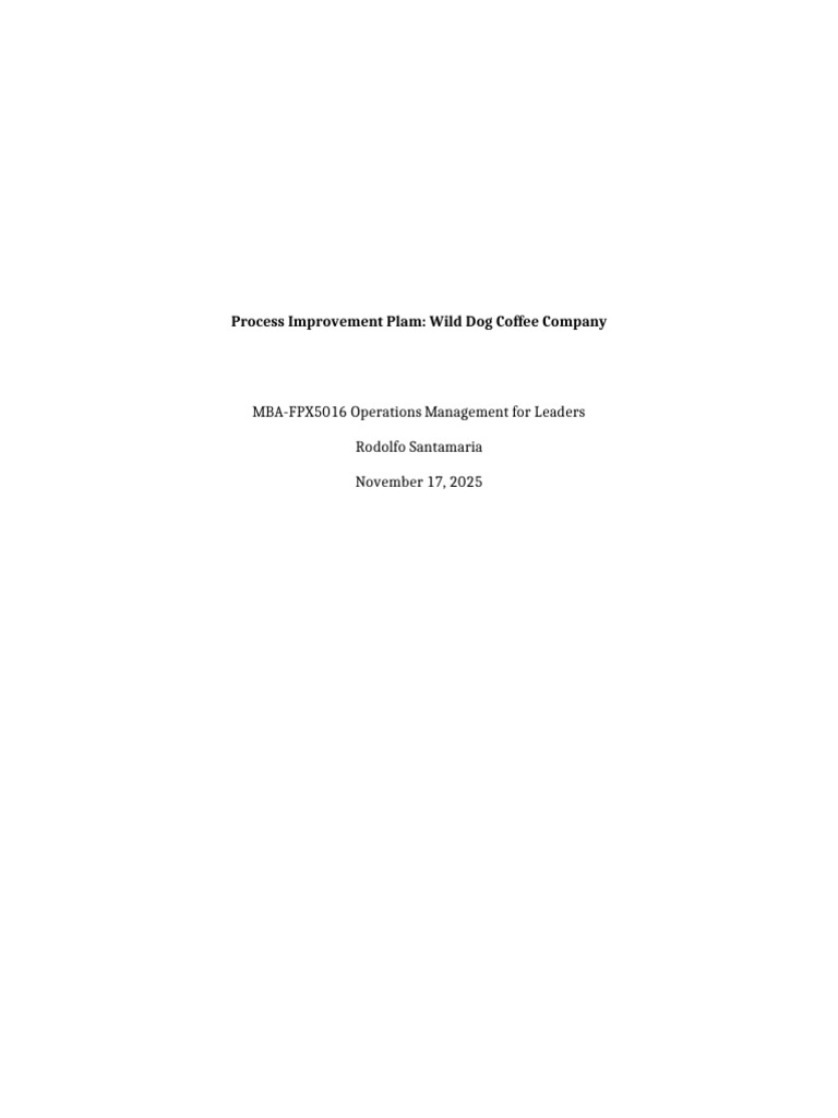 MBX-PPX5016 u01 Process Improvement | PDF | Statistics | Variance