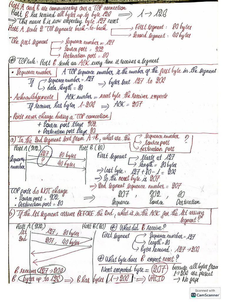 TCP Exercises | PDF
