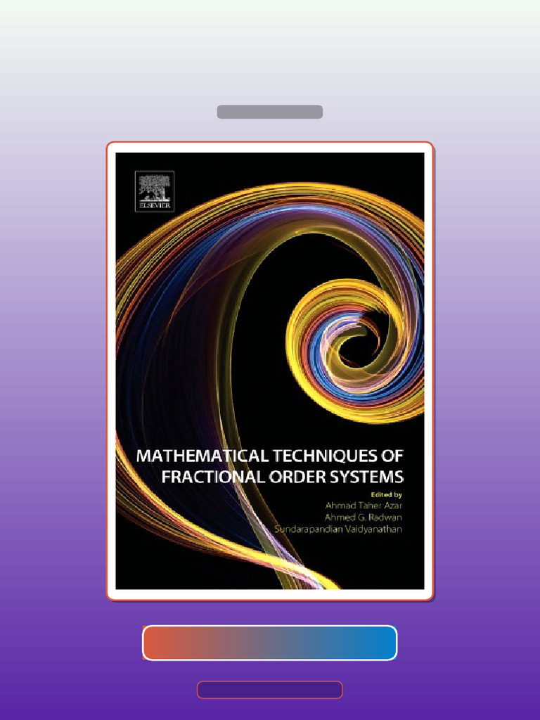 Mathematical Techniques of Fractional Order Systems Azar at Et Al Eds E ...