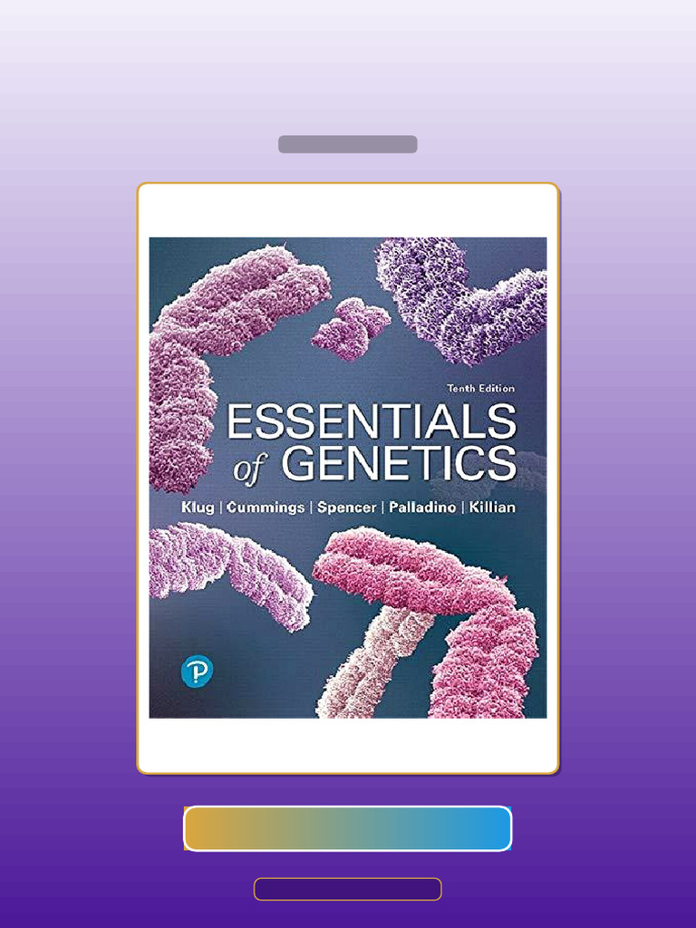 Essentials of Genetics 10th Edition 10th Edition E-book Testbank ...