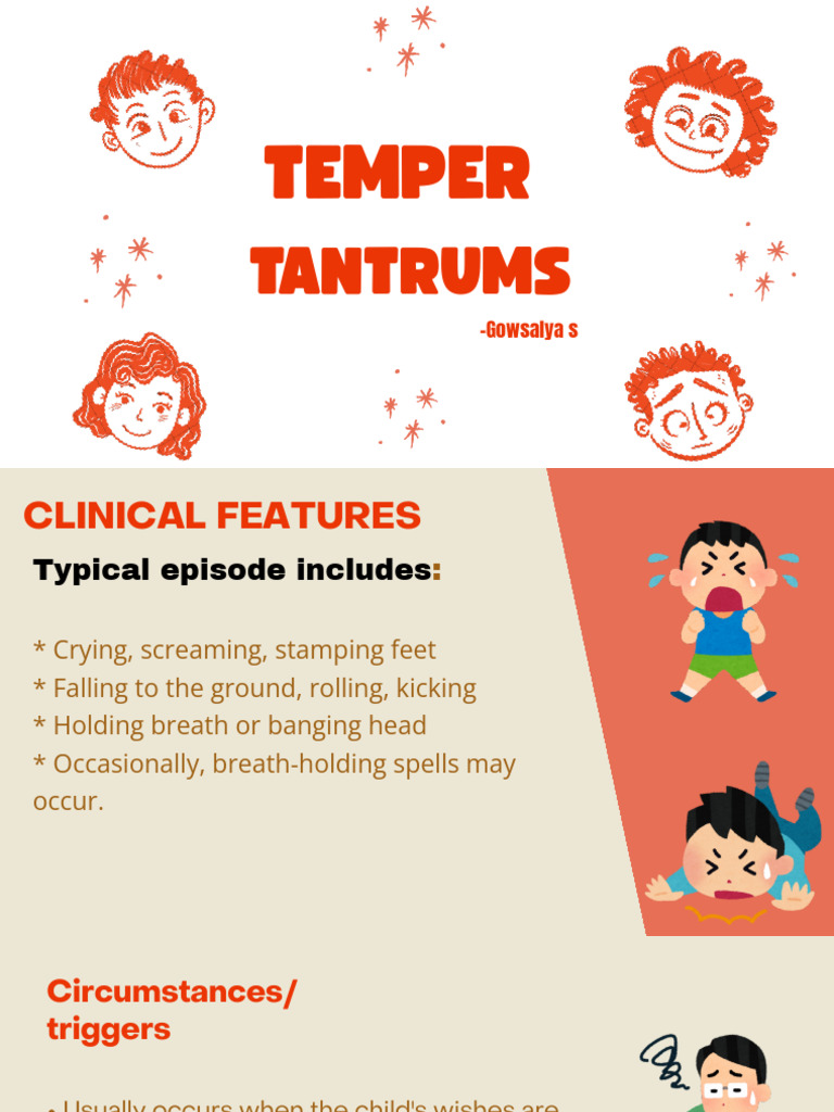 Understanding Child Temper Tantrums | PDF